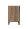 ELEGANT KITCHEN AND BATH SC011830NT 18 Inch Wide Bathroom Storage Freedstanding Cabinet In Natural Oak