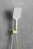 ELEGANT KITCHEN AND BATH FAS-9004BGD Petar Complete Shower and Tub Faucet with Rough-in Valve in Brushed Gold