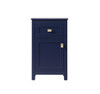 ELEGANT KITCHEN AND BATH SC011830BL 18 Inch Wide Bathroom Storage Freedstanding Cabinet In Blue ELEGANT KITCHEN AND BATH SC011830BL 18 Inch Wide Bathroom Storage Freedstanding Cabinet In Blue
