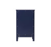 ELEGANT KITCHEN AND BATH SC011830BL 18 Inch Wide Bathroom Storage Freedstanding Cabinet In Blue ELEGANT KITCHEN AND BATH SC011830BL 18 Inch Wide Bathroom Storage Freedstanding Cabinet In Blue