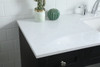 ELEGANT KITCHEN AND BATH VF14954MBK 54 Inch ADA Compliant Bathroom Vanity In Black