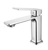 ELEGANT KITCHEN AND BATH FAV-1004PCH Lena Single Hole Single Handle Bathroom Faucet in Chrome