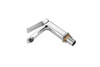 ELEGANT KITCHEN AND BATH FAV-1004PCH Lena Single Hole Single Handle Bathroom Faucet in Chrome