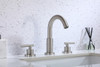 ELEGANT KITCHEN AND BATH FAV-1009BNK Leah 8 inch Widespread Double Handle Bathroom Faucet in Brushed Nickel