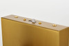 ELEGANT LIGHTING 1030W6SG Noemi 6 inch Adjustable LED Wall Sconce in Satin Gold