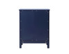 ELEGANT KITCHEN AND BATH SC012430BL 24 Inch Wide Bathroom Storage Freestanding Cabinet In Blue ELEGANT KITCHEN AND BATH SC012430BL 24 Inch Wide Bathroom Storage Freestanding Cabinet In Blue