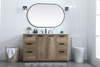 ELEGANT KITCHEN AND BATH VF19454NT 54 Inch SIngle Bathroom Vanity In Natural Oak