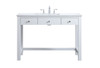 ELEGANT KITCHEN AND BATH VF14848WH 48 Inch ADA Compliant Bathroom Vanity In White