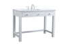 ELEGANT KITCHEN AND BATH VF14848WH 48 Inch ADA Compliant Bathroom Vanity In White
