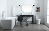 ELEGANT KITCHEN AND BATH VF14848MBK 48 Inch ADA Compliant Bathroom Vanity In Black