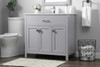 ELEGANT KITCHEN AND BATH VF28836GR 36 Inch SIngle Bathroom Vanity In Grey