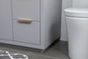 ELEGANT KITCHEN AND BATH VF19454GR 54 Inch SIngle Bathroom Vanity In Grey
