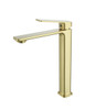 ELEGANT KITCHEN AND BATH FAV-1005BGD Lena Single Hole Single Handle Bathroom Faucet in Brushed Gold