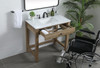 ELEGANT KITCHEN AND BATH VF14836NT 36 Inch ADA Compliant Bathroom Vanity In Natural Oak