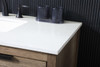 ELEGANT KITCHEN AND BATH VF19242NT 42 Inch SIngle Bathroom Vanity In Natural Oak