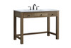 ELEGANT KITCHEN AND BATH VF14848NT 48 Inch ADA Compliant Bathroom Vanity In Natural Oak