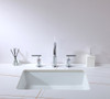 ELEGANT KITCHEN AND BATH FAV-1010PCH Tobias 8 inch Widespread Double Handle Bathroom Faucet in Chrome