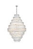 ELEGANT LIGHTING 1780D36C Emilia 36 inch Chandelier in Chrome