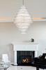 ELEGANT LIGHTING 1780D36C Emilia 36 inch Chandelier in Chrome