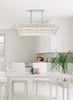 ELEGANT LIGHTING 1780G50C Emilia 50 inch Chandelier in Chrome