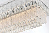 ELEGANT LIGHTING 1780G50C Emilia 50 inch Chandelier in Chrome