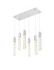 ELEGANT LIGHTING 2088D32C Aurora 32 inch Pendant in Chrome