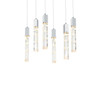 ELEGANT LIGHTING 2088D32C Aurora 32 inch Pendant in Chrome