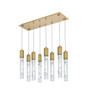 ELEGANT LIGHTING 2088D36SG Aurora 36 inch Pendant in Satin Gold