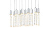 ELEGANT LIGHTING 2088D42C Aurora 42 inch Pendant in Chrome