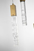 ELEGANT LIGHTING 2089G36SG Aurora 36 inch Chandelier in Satin Gold
