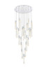 ELEGANT LIGHTING 2089G42C Aurora 42 inch Chandelier in Chrome