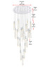 ELEGANT LIGHTING 2089G42C Aurora 42 inch Chandelier in Chrome