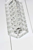 ELEGANT LIGHTING 3680D28C Aston 28 inch LED Pendant in Chrome