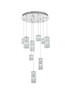 ELEGANT LIGHTING 3680D9C Aston 24 inch LED Pendant in Chrome