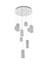 ELEGANT LIGHTING 3680D9C Aston 24 inch LED Pendant in Chrome