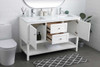 ELEGANT KITCHEN AND BATH VF22254DWH 54 Inch Double Bathroom Vanity In White