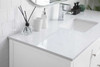 ELEGANT KITCHEN AND BATH VF22254WH 54 Inch Single Bathroom Vanity In White