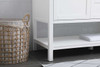 ELEGANT KITCHEN AND BATH VF22254WH 54 Inch Single Bathroom Vanity In White