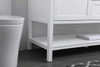 ELEGANT KITCHEN AND BATH VF22260WH 60 Inch Single Bathroom Vanity In White