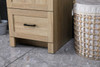 ELEGANT KITCHEN AND BATH VF2818MW 18 Inch Single Bathroom Vanity In Mango Wood