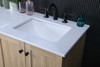 ELEGANT KITCHEN AND BATH VF2860DMW 60 Inch Double Bathroom Vanity In Mango Wood