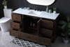 ELEGANT KITCHEN AND BATH VF2860EX 60 Inch SIngle Bathroom Vanity In Expresso