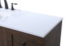 ELEGANT KITCHEN AND BATH VF2860EX 60 Inch SIngle Bathroom Vanity In Expresso