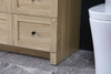 ELEGANT KITCHEN AND BATH VF2860MW 60 Inch Single Bathroom Vanity In Mango Wood