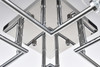 ELEGANT LIGHTING 3505F31C Eren 31 inch Flush Mount in Chrome