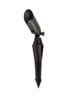 ELITCO LIGHTING C050-DB Outdoor 12V Cast Brass spot light 1.75 inch Wide x 4.5 inch High in Dark Bronze