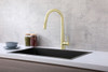ELEGANT KITCHEN AND BATH FAK-301BGD Lucas Single Handle Pull Down Sprayer Kitchen Faucet in Brushed Gold ELEGANT KITCHEN AND BATH FAK-301BGD Lucas Single Handle Pull Down Sprayer Kitchen Faucet in Brushed Gold