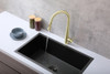 ELEGANT KITCHEN AND BATH FAK-301BGD Lucas Single Handle Pull Down Sprayer Kitchen Faucet in Brushed Gold ELEGANT KITCHEN AND BATH FAK-301BGD Lucas Single Handle Pull Down Sprayer Kitchen Faucet in Brushed Gold