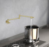 ELEGANT KITCHEN AND BATH FAK-312BGD Gabriel Wall Mounted Pot Filler in Brushed Gold