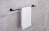 ELEGANT KITCHEN AND BATH HWB-11S2MBK Alma 2-Piece Bathroom Hardware Set in Matte Black